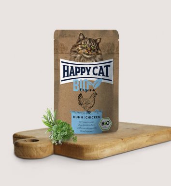 Happy Cat All Meat Organic karma mokra dla kotów dorosłych 85g