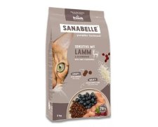 Sanabelle Sensitive jagnięcina z ryżem dla kotów z nadwrażliwością pokarmową 