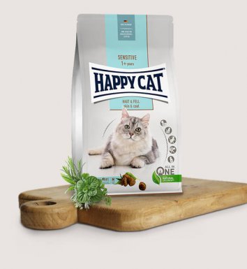 Happy Cat Sensitive Skin & Coat zdrowa skóra i sierść dla kotów dorosłych
