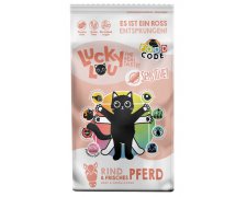 Lucky Lou Food Code Sensitive Wołowina & Konina sucha karma dla dorosłych kotów 