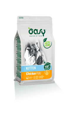 Oasy Dry Cat Kitten Chicken karma dla kociąt z kurczakiem