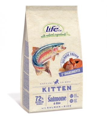 Life Cat karma sucha dla kociąt z łososiem 43%