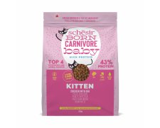 Schesir Born Carnivore karma sucha dla kociąt kurczak z jajkiem 255g