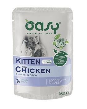Oasy Lifestage saszetka Kitten Kurczak 85g