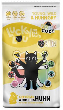 Lucky Lou Food Code Lifestage Kitten Geflugel & Huhn sucha karma dla kociąt z drobiem
