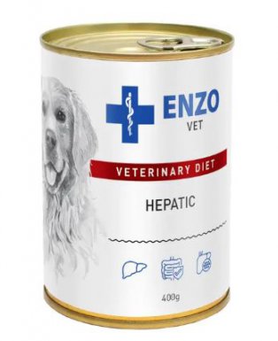 Enzo Vet Hepatic pasztet dla psa z chora wątrobą 400g
