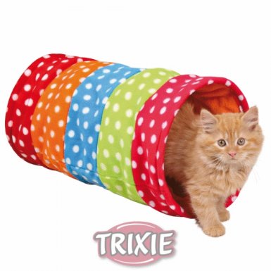 Trixie Play Tunnel- kolorowy tunel do zabawy dla kota