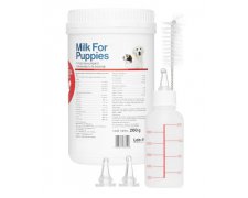 LAB-V Milk For Puppies mleko dla szczeniąt, zestaw z butelką i smoczkami 200g