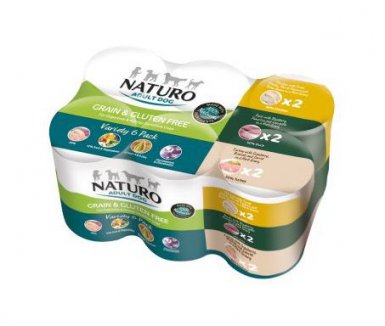 Naturo Grain & Gluten Fress multipak bez zbóż i glutenu 6x390g