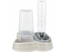 Trixie Karmidło / poidło dla psa lub kota szare / ciemnoszare z plastiku 3.5L 37x32x31cm