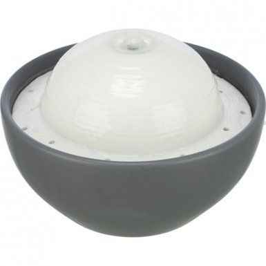 Trixie Vital Dome poidło automatyczne ceramiczne szaro białe 1.5l 20×10×20cm