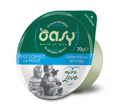 Oasy Kot More Love Cup ryby oceaniczne z ziemniakami kubek w naturalnym sosie 80g