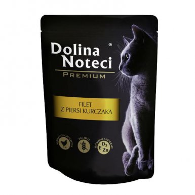 Dolina Noteci Premium filet z piersi kurczaka 60% saszetka bez zbóż w sosie 85g