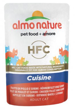 Almo Nature HFC Cuisine saszetka dla kota w bulionie 55g