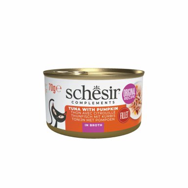 Schesir Complements karma mokra dla kotów tuńczyk z dynią w bulionie 70g