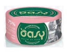 Oasy More Love Cat Adult 75% kurczak z szynką puszka w bulionie 70g