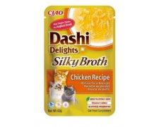 Inaba Cat Dashi Delights Silky Chicken z kurczakiem uzupełniająca karma bulion dla kotów 40g 