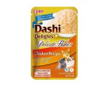 Inaba Cat Dashi Delights Flakes Chicken z kurczakiem karma mokra dla kotów 40g 