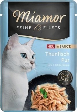 Miamor Kruche Fileciki w sosie karma mokra dla kota 100g