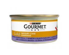 Gourmet Gold Savoury Cake delikatnie posiekane mięsne kąski w sosie puszka 85g