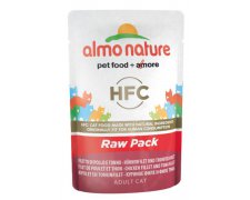 Almo Nature HFC Raw Pack 75% mięsa saszetka 55g w bulionie