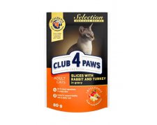 Club4Paws Adult Premium Selection saszetka dla kotów w sosie 80g