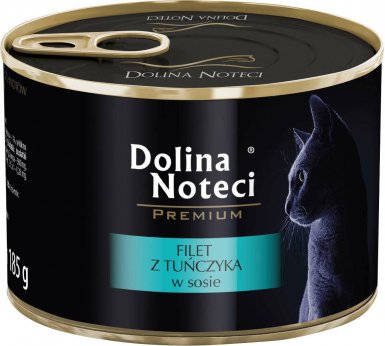 Dolina Noteci Premium filet 60% mięsa z tuńczyka w sosie bez zbóż 185g