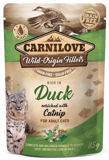 Carnilove Adult mięsne filety 85% w smakowitym bulionie saszetka dla kota 85g