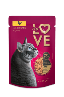 My Love Adult saszetka dla dorosłych kotów w sosie 85g
