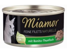 Miamor Feine Filets Naturelle filety mięsne w aksamitnym sosie 80g