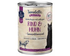 Sanabelle Adult Cat Menu puszka z olejem lnianym w sosie dla kota 195g