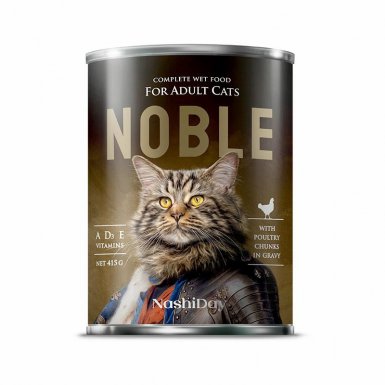 NashiDay Noble Cat puszka dla kotów w sosie 415g