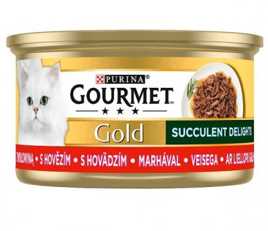 Gourmet Gold Succulent Delights puszka w sosie dla kota 85g