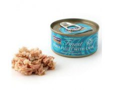 Fish4Cats Finest filet z Tuńczyka z Kałamarnicą kawałki w sosie rybnym bez zbóż 70g