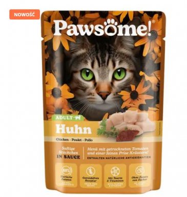 Pawsome Adult kawałki mięsa w pysznym sosie kurczak saszetka 85g