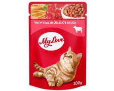 My Love Adult saszetka dla dorosłych kotów w sosie 100g