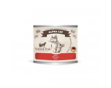 Natural Trail Alpha Cat karma mokra dla kotów dorosłych z wołowiną 70% w sosie