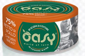 Oasy More Love Cat Adult 75% mięsa z piersi kurczaka w bulionie 70g
