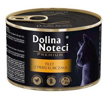 Dolina Noteci Premium filet z piersi kurczaka 60% w sosie bez zbóż 185g