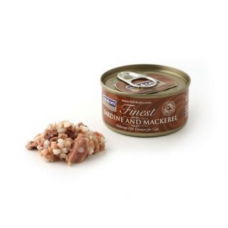 Fish4Cats Finest Sardynka z Makrelą kawałki w sosie rybnym bez zbóż 70g