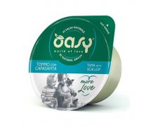 Oasy Kot More Love Cup Tuńczyk i przegrzebki (małże) kubek w naturalnym sosie 80g