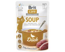 Niska cena! Brit Care Cat Soup uzupełniająca bezzbożowa mokra karma dla dorosłych kotów 75g