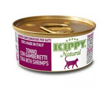 Kippy Natural Tuna & Shrimps - tuńczyk i krewetki zatopione w bulionie puszka 70g