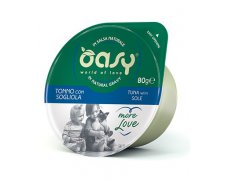 Oasy Kot More Love Cup Tuńczyk i sola kubek w naturalnym sosie 80g