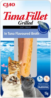 Inaba Ciao Tuna Fillet in Tuna Flavoured Broth filet z tuńczyka w bulionie 15g 