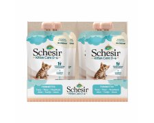 Schesir Kitten Care 0-6 karma mokra dla kociąt pasta z tuńczyka 150g