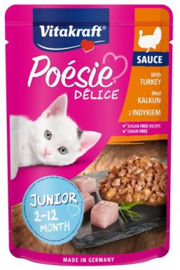 Vitakraft Poesie Deli Kitten saszetka dla kociąt w sosie 85g