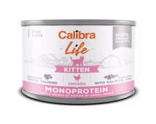 Calibra Cat Life Kitten Chicken monoproteinowa puszka dla kota 200g