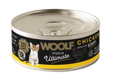Woolf Wild Cat Ultimate Kitten karma mokra w pasztecie dla kociąt 85g 
