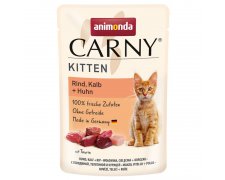Animonda Carny Kitten smakowite kawałki w pysznym sosie saszetka dla kociąt 85g